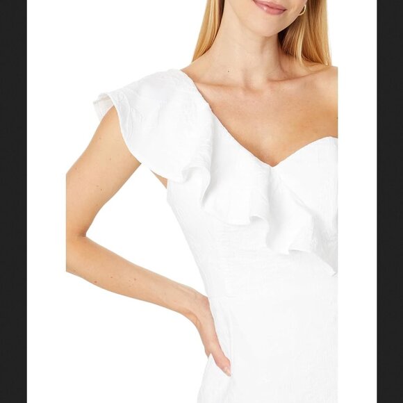 Lilly Pulitzer Arlana One-Shoulder Romper 16 - Picture 3 of 5